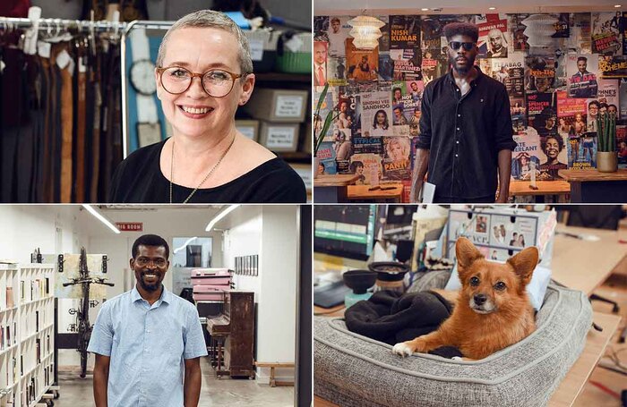 Clockwise from top-left: Lorna Price, Alessandro Babalola, Jellybean and Patrick Ahaotu. Photos: Julie Broadfoot
