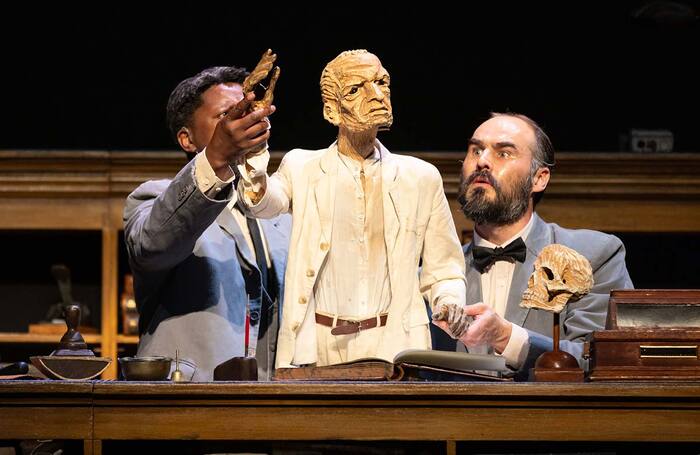 The cast of Faustus in Africa! at The Lyceum, Edinburgh. Photo: Jess Shurte