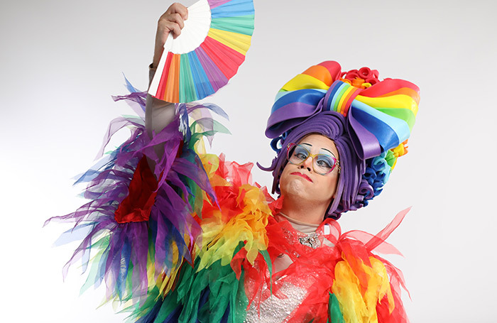 Pantomime dame Mama G. Photo: Kinetic Photography