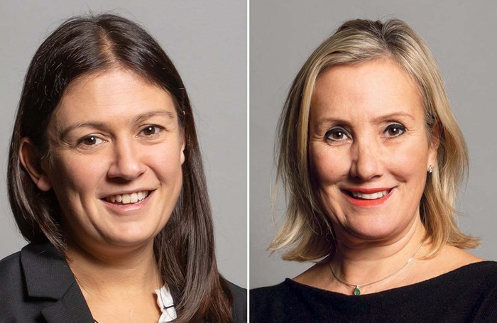 Lisa Nandy and Caroline Dinenage. Photos: Richard Townshend/DCMS
