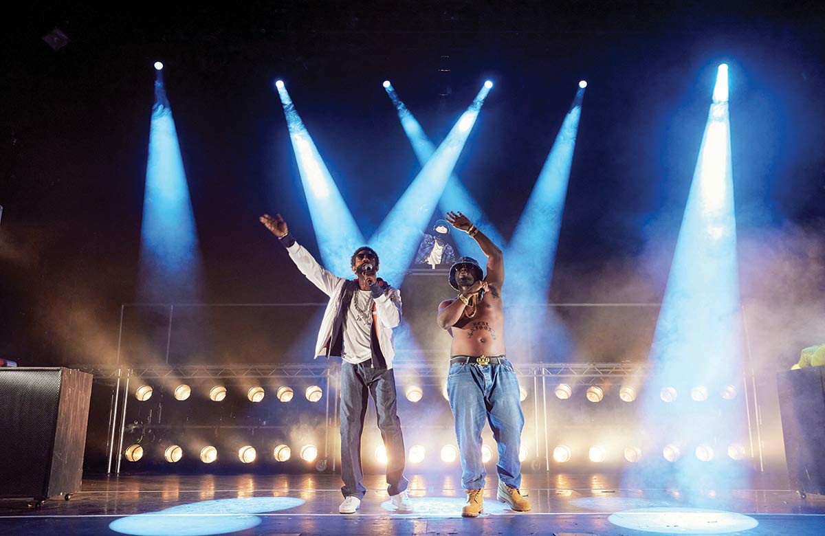  Rhashan Stone and Daniel Ward in Tambo & Bones at Stratford East (2023), which was among the productions that held Black Out nights. Photo: The Other Richard