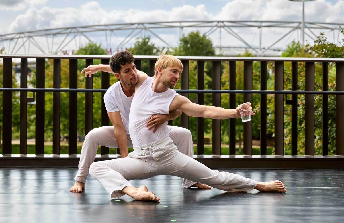 The cast of A Delicate Balance at Dancing City 2025, Stratford, London. Photo: David Levene