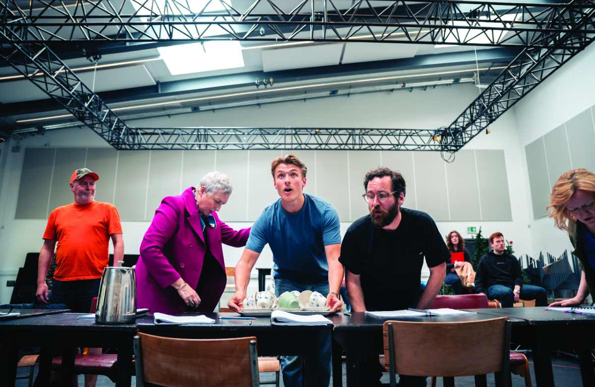 The cast of Small Acts of Love in rehearsal. Photo: Tommy Ga-Ken Wan