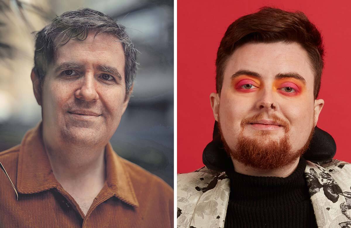 David Byrne and Jamie Hale. Photos: Tom Jamieson/Holly Falconer