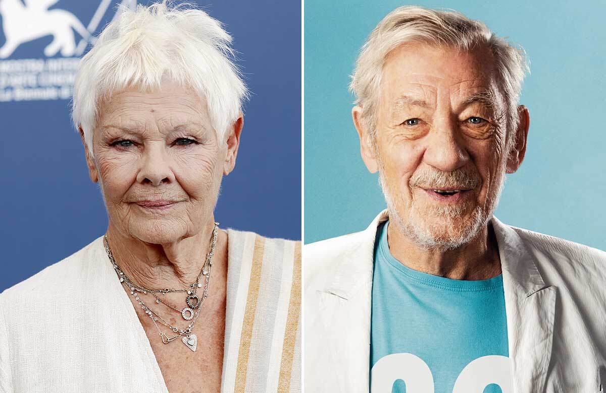 Judi Dench and Ian McKellen. Photos: Shutterstock/Oliver Rosser Feast Creative