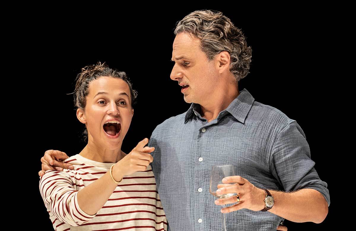 Alicia Vikander and Andrew Lincoln in The Lady from the Sea at London's Bridge Theatre. Photo: Johan Persson