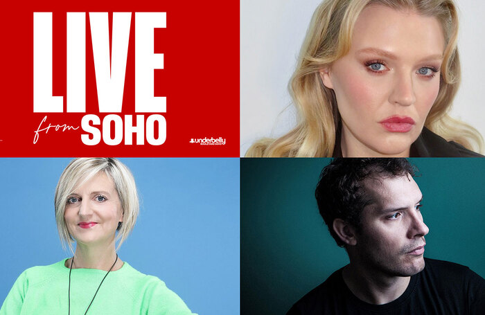 The new monthly series of discussions with creatives is called Live From Soho