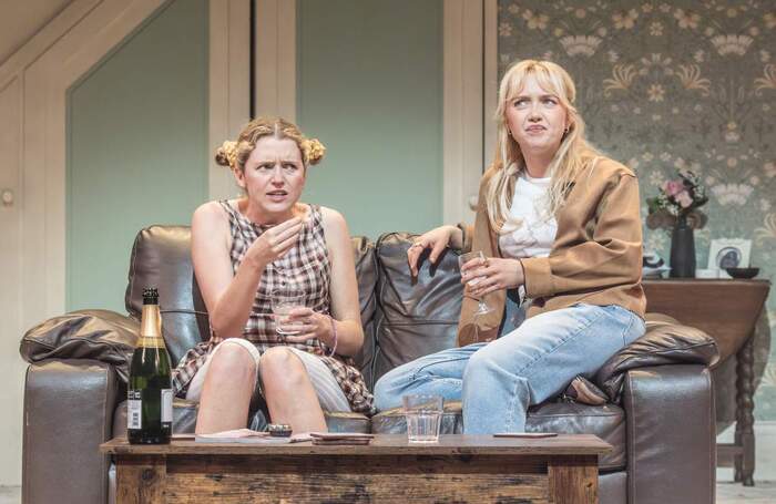 Sofia Oxenham and Amelia Kenworthy in Emma at Rose Theatre, London. Photo: Marc Brenner