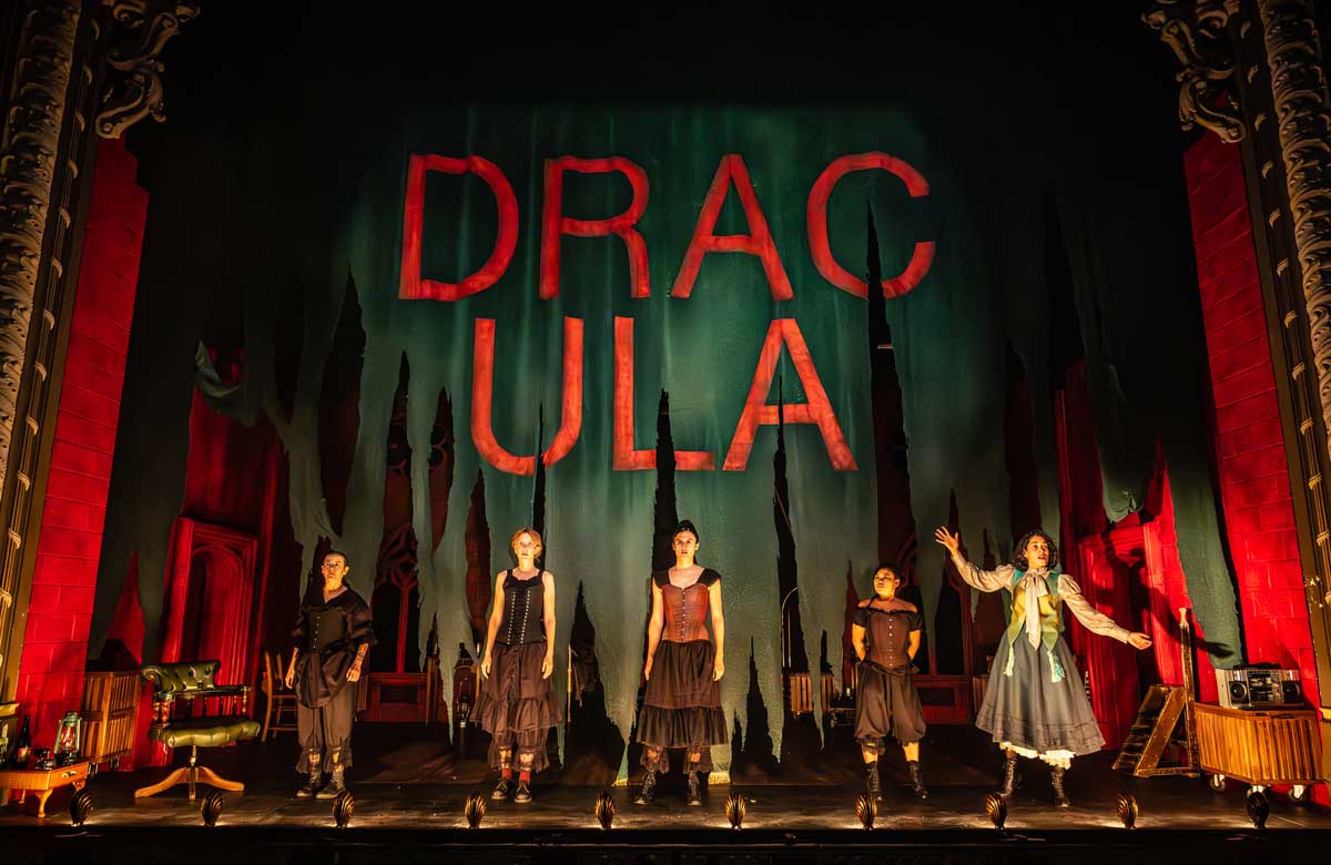 The cast of Dracula at the Lyric Hammersmith, London. Photo: Marc Brenner