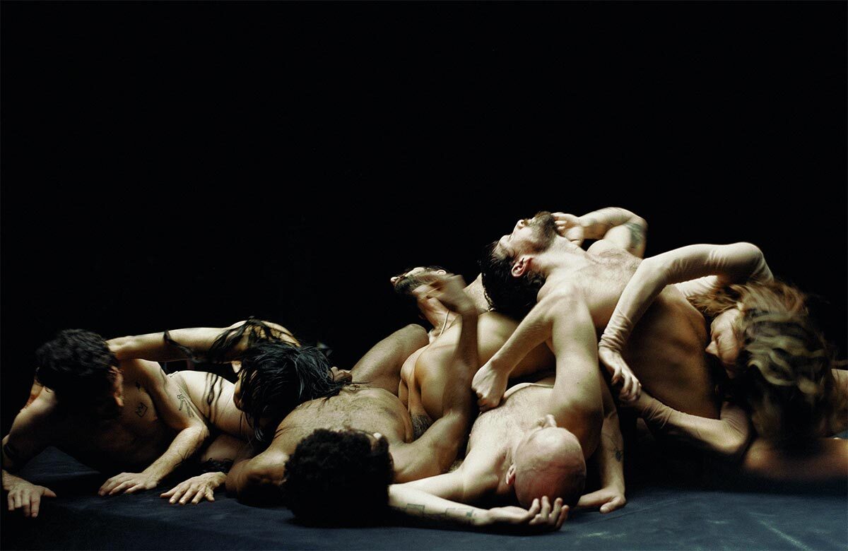 The company of Andrea Pe&ntilde;a and Artists: BOGOT&Aacute; at Sadler&rsquo;s Wells East, London. Photo: Andrea Pe&ntilde;a