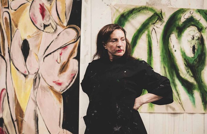 Helen Goldwyn in Lee at Park Theatre, London. Photo: Giacomo Giannelli Helen Goldwyn in Lee at Park Theatre, London. Photo: Giacomo Giannelli