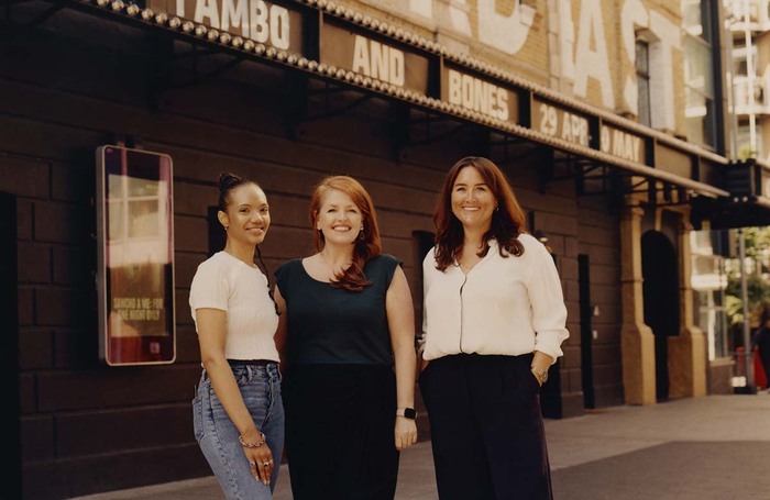 Jade Lewis, Lisa Spirling and Hanna Streeter. Photo: Sandra Mickiewicz