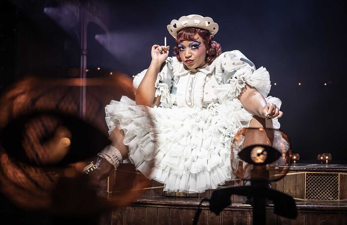 Marisha Wallace as Sally Bowles in Cabaret. Photo: Marc Brenner