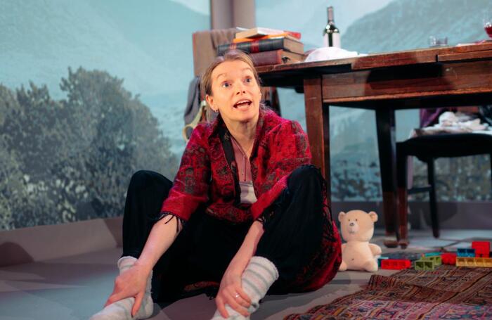 Nicola Jo Cully in Night Waking at Traverse Theatre, Edinburgh. Photo: Mihaela Bodlovic