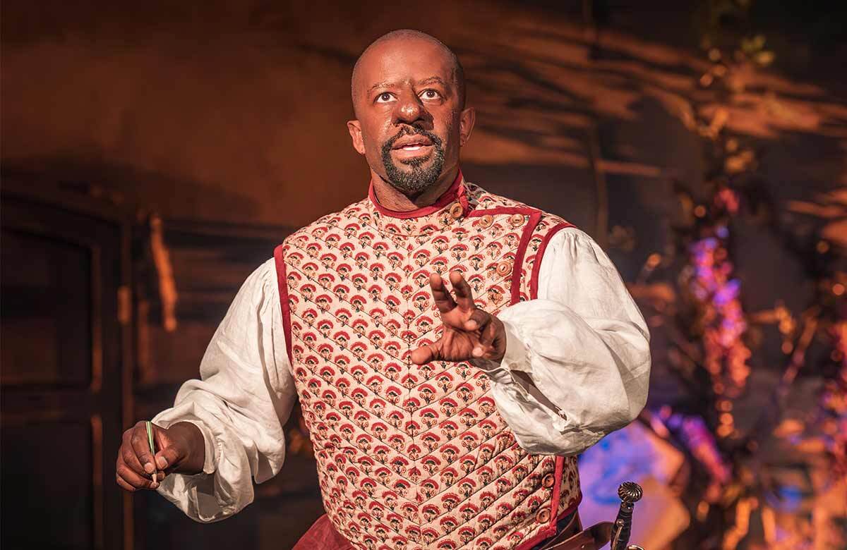 Adrian Lester in Cyrano de Bergerac at the Swan Theatre, Stratford-upon-Avon. Photo: Marc Brenner