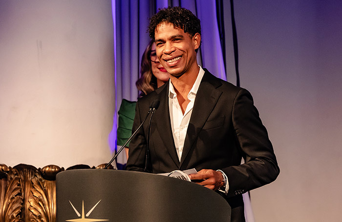 Carlos Acosta at the UK Theatre Awards. Photo: Danny Kaan