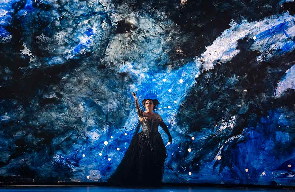 Kathryn Lewek in The Magic Flute at the Royal Opera House, London. Photo: Tristram Kenton