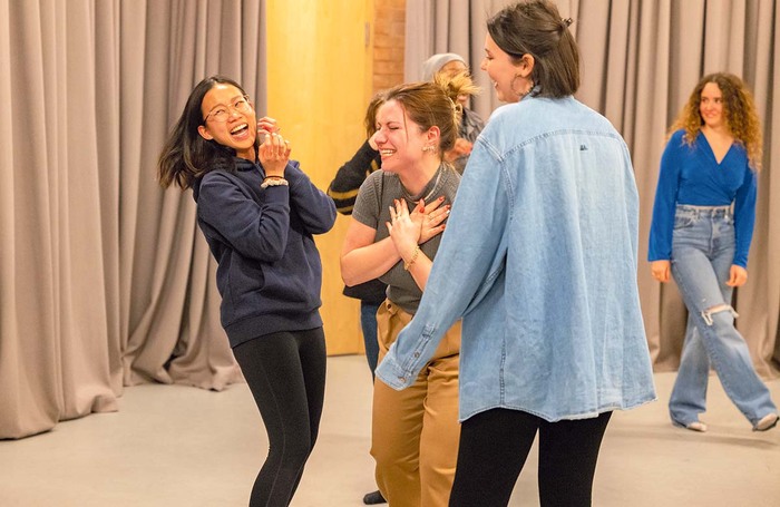 Students at the Royal Central School of Speech and Drama. Photo: Cam Harle