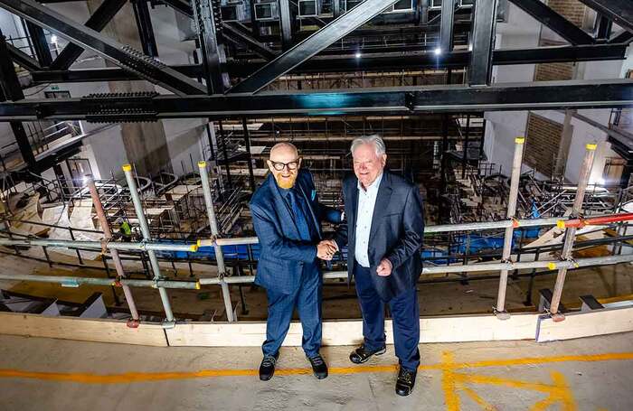 Howard Panter of Trafalgar Entertainment and Robert E Wankel of the Shubert Organization. Photo: Danny Kaan