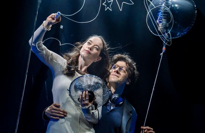 Anna Popplewell and Alexander Forsyth in The Wanderers at Marylebone Theatre, London. Photo: Tristram Kenton