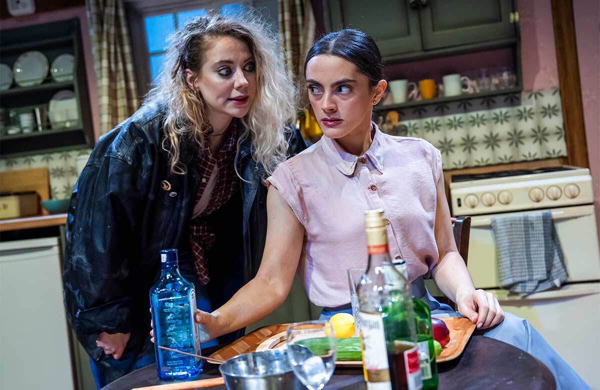 Meghan Tyler and Rachael Rooney in Crocodile Fever at the Arcola Theatre, London (2025). Photo: Tristram Kenton Meghan Tyler and Rachael Rooney in Crocodile Fever at the Arcola Theatre, London (2025). Photo: Tristram Kenton