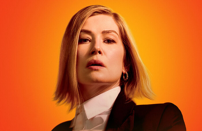 Rosamund Pike in Inter Alia. Photo by Mads Perch