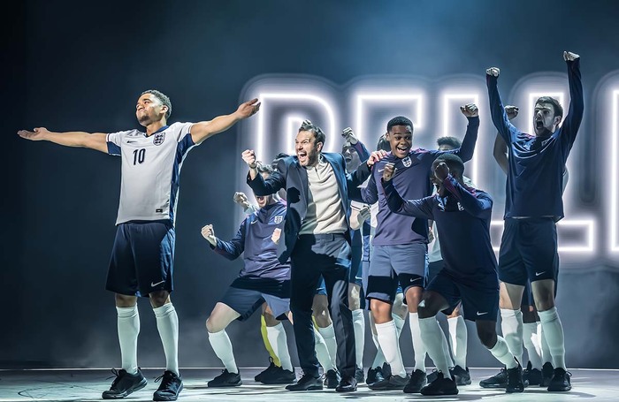 The touring cast of Dear England. Photo: Marc Brenner