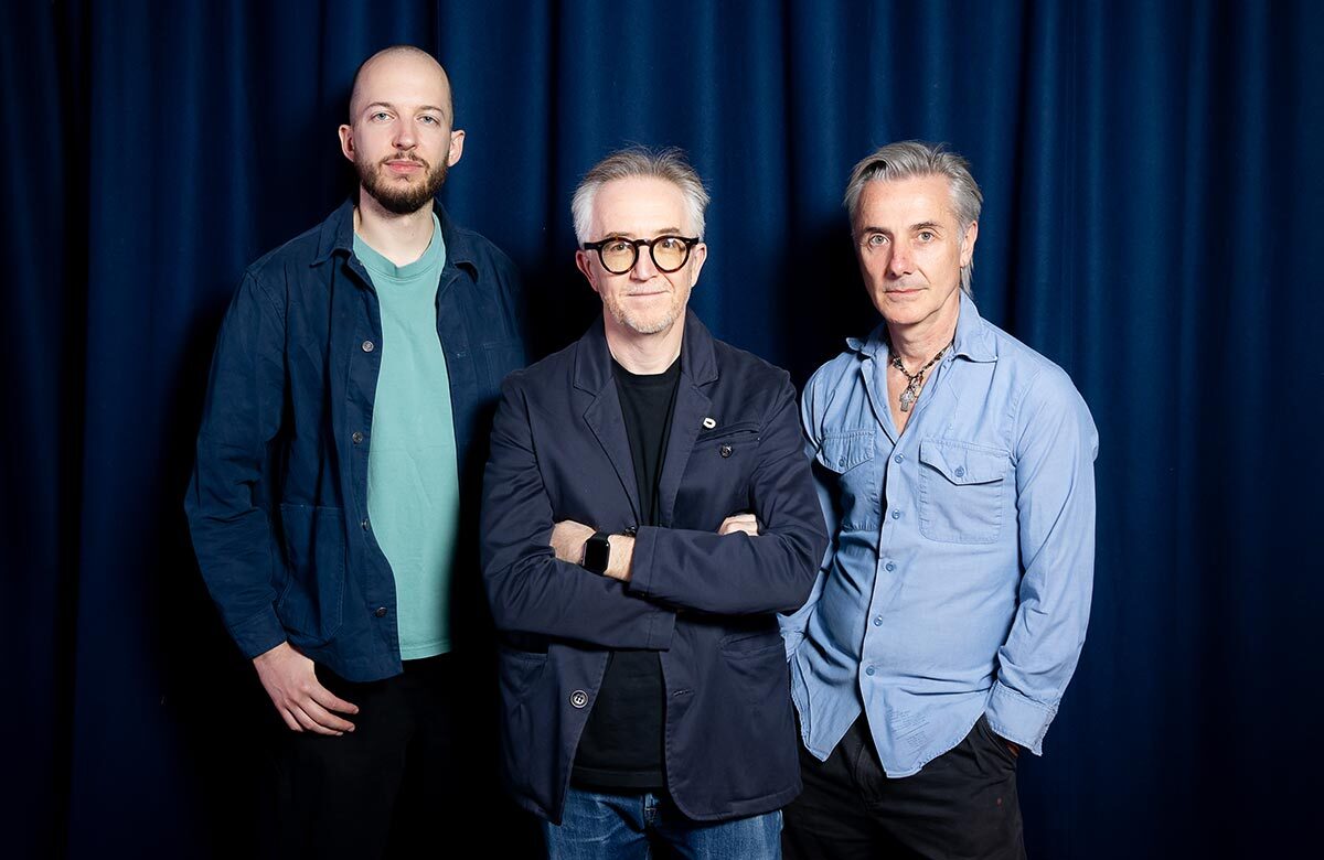 The Unit 1 team, left to right: technical director Pavle Milhajlovic, chief executive Barney Wragg and creative director Jonathan Butterell