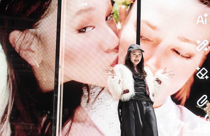 Yerin Ha and Lydia Wilson in The Maids at the Donmar Warehouse, London. Photo: Marc Brenner Yerin Ha and Lydia Wilson in The Maids at the Donmar Warehouse, London. Photo: Marc Brenner