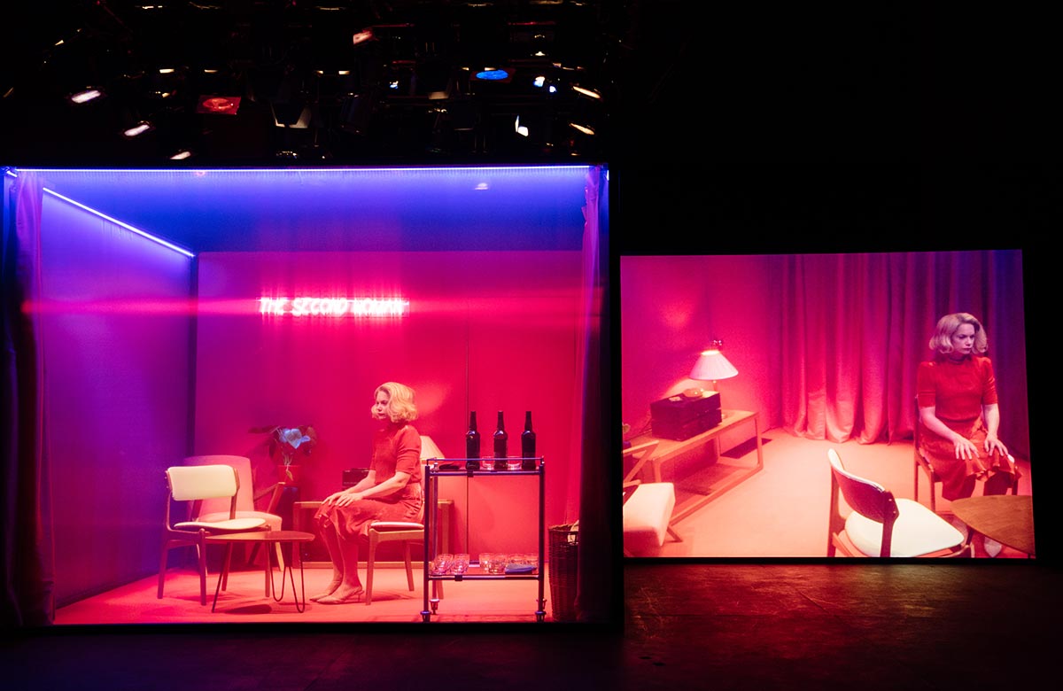 Ruth Wilson in The Second Woman at the Young Vic Theatre, co-produced by LIFT (2023). Photo: Helen Murray