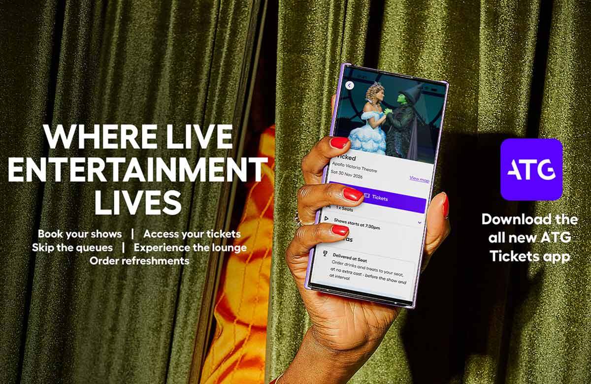 The ATG Tickets app is being billed as a significant milestone in the live performance giant&rsquo;s aim to &lsquo;modernise&rsquo; the theatre experience