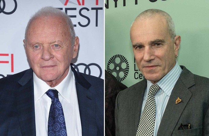 Anthony Hopkins and Daniel Day-Lewis. Photos: Shutterstock