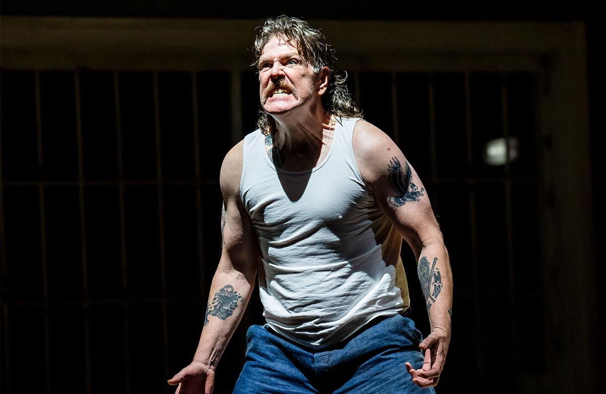 Michael Mayes in Dead Man Walking at London Coliseum. Photo: Tristram Kenton