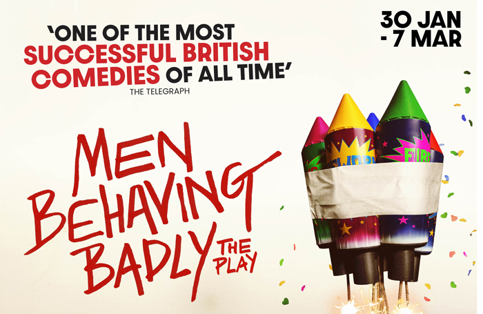 Men Behaving Badly will receive its world premiere at Barn Theatre, Cirencester