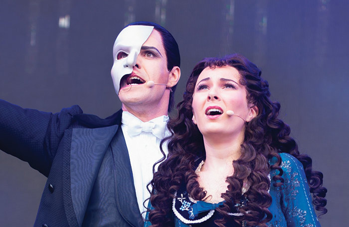 Ben Lewis with Kelly Mathieson in The Phantom of the Opera