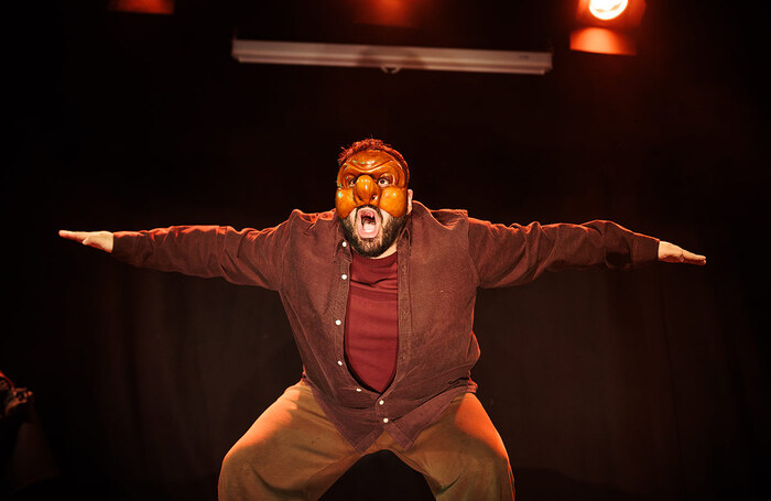 Alaa Shehada in The Horse of Jenin at Bush Theatre, London Alaa Shehada in The Horse of Jenin at Bush Theatre, London