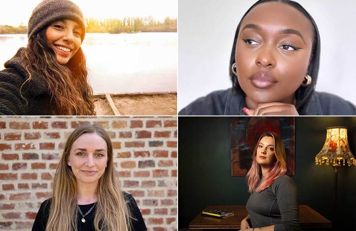 The nominees for the George Devine Award 2026 are (clockwise from top left): Asmara Gabrielle, Yasmin Joseph, Isla van Tricht and Martha Loader The nominees for the George Devine Award 2026 are (clockwise from top left): Asmara Gabrielle, Yasmin Joseph, Isla van Tricht and Martha Loader