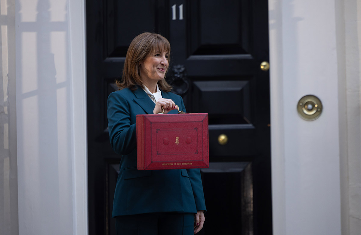 Chancellor of the Exchequer Rachel Reeves leaves Downing Street to deliver the Budget. Photo: Simon Walker/HM Treasury Chancellor of the Exchequer Rachel Reeves leaves Downing Street to deliver the Budget. Photo: Simon Walker/HM Treasury