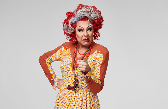 La Voix as Miss Hannigan. Photo by Matt Crockett