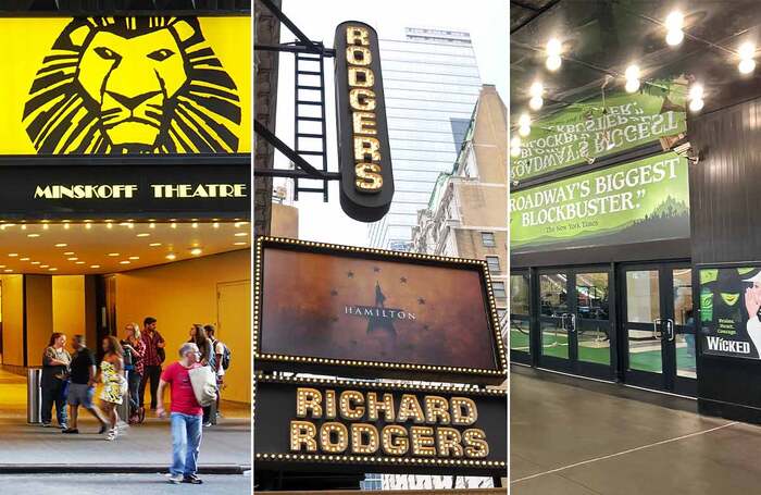 Ongoing Broadway successes The Lion King, Hamilton and Wicked. Photo: Shutterstock Ongoing Broadway successes The Lion King, Hamilton and Wicked. Photo: Shutterstock