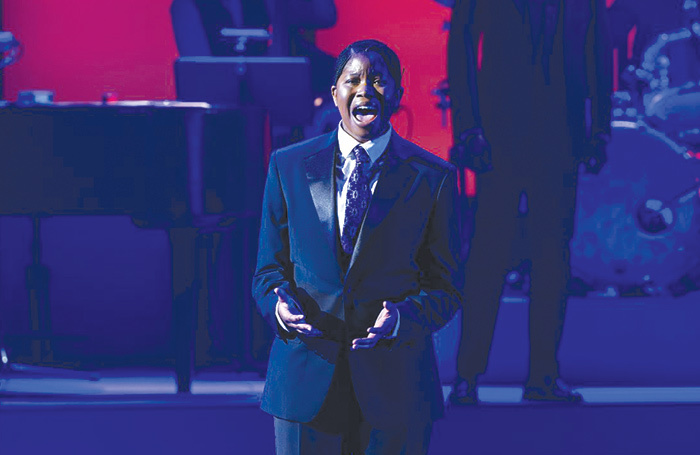 Tsemaye Bob-Egbe in Talawa Theatre Company's Play On. Photo: Ellie Kurttz