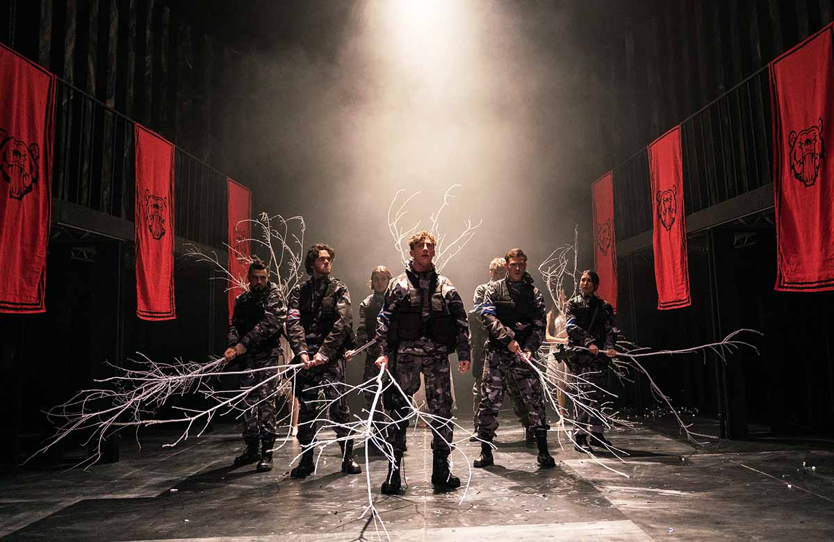 Acting students at the Royal Welsh College of Music & Drama. Photo: Simon Gough