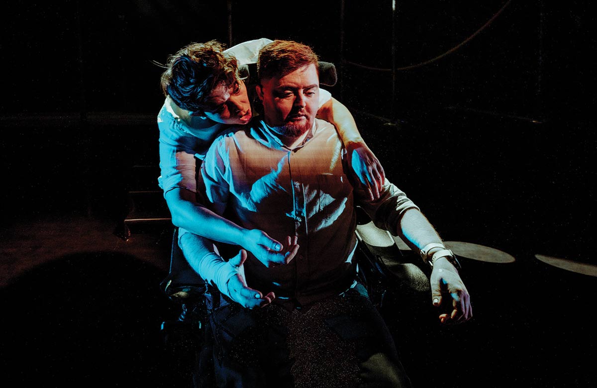 A scene from Transpose Pit Party: Subverse at the Barbican (2025). Photo: Sophia Stefell&eacute;