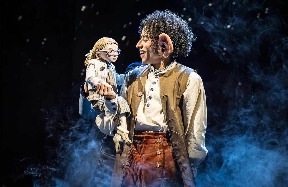 John Leader in The BFG at the Royal Shakespeare Theatre, Stratford-upon-Avon. Photo: Marc Brenner