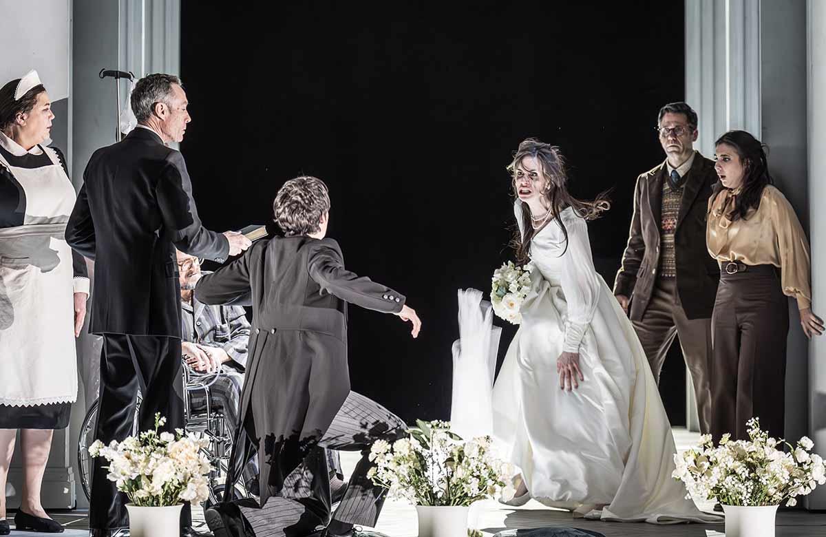 Jacquelyn Stucker (centre) in Ariodante at the Royal Opera House, London Photo: Marc Brenner