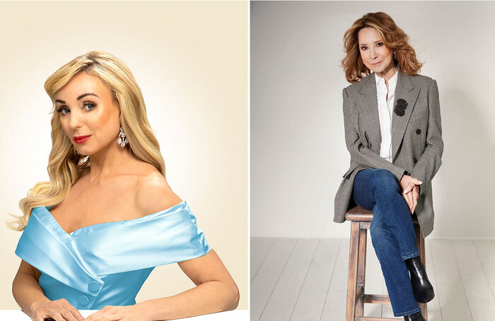 Helen George (headshot by Michael Wharley) and Felicity Kendal
