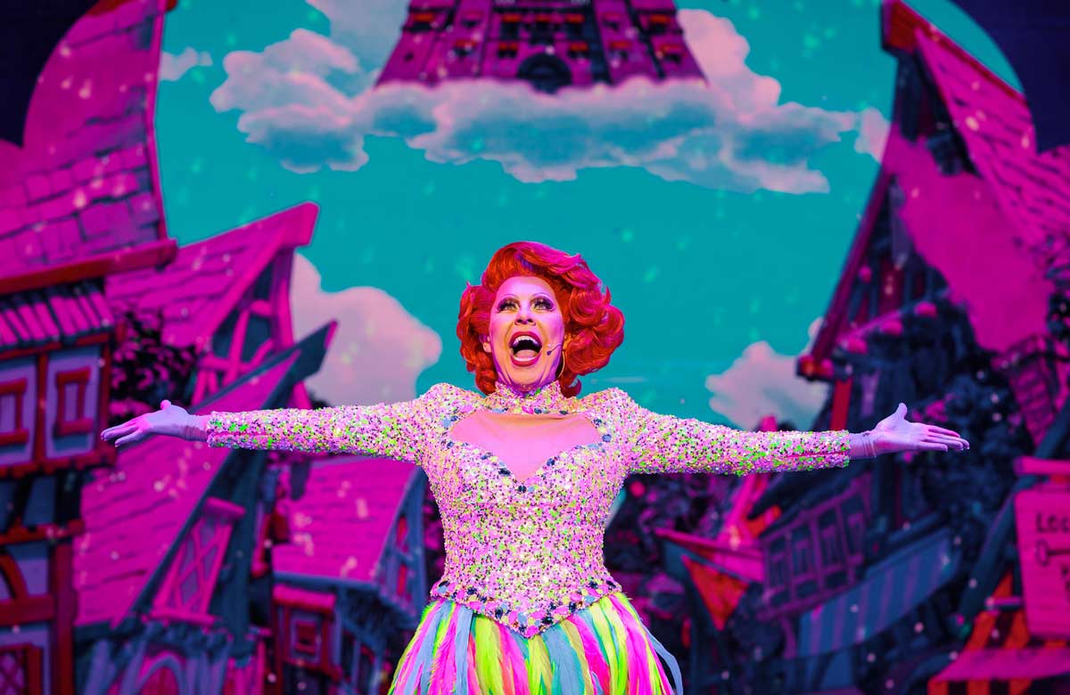 La Voix in Jack and the Beanstalk at Wycombe Swan Theatre, Buckinghamshire. Photo: Matt Martin La Voix in Jack and the Beanstalk at Wycombe Swan Theatre, Buckinghamshire. Photo: Matt Martin