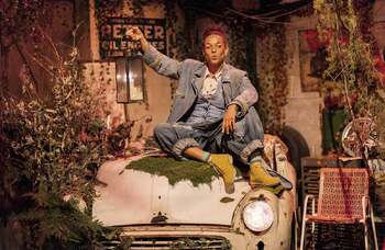 Rebecca Ella Clark in Fireside Tales at Punchdrunk Enrichment Stores, London. Photo: Nina Photography 