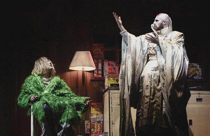 Jake Dunn and Henry Jenkinson in Last Days at Linbury Theatre, Royal Opera House, London. Photo: Lola Mansell Jake Dunn and Henry Jenkinson in Last Days at Linbury Theatre, Royal Opera House, London. Photo: Lola Mansell