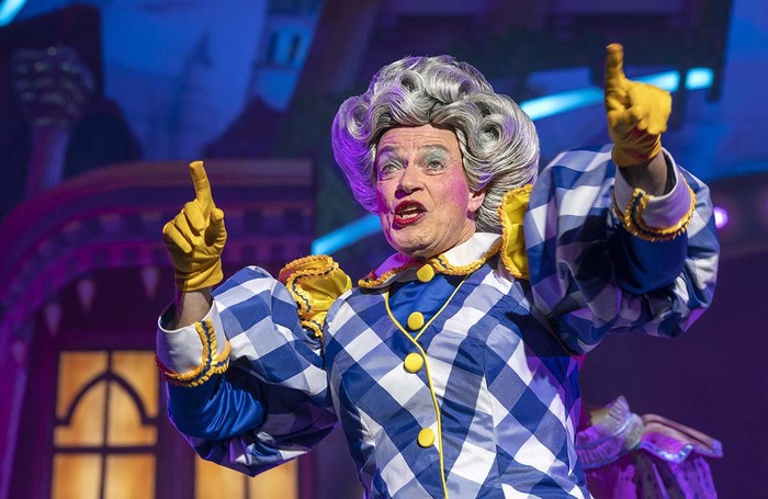 Allan Stewart in Jack and the Beanstalk at Festival Theatre, Edinburgh. Photo: Douglas Robertson